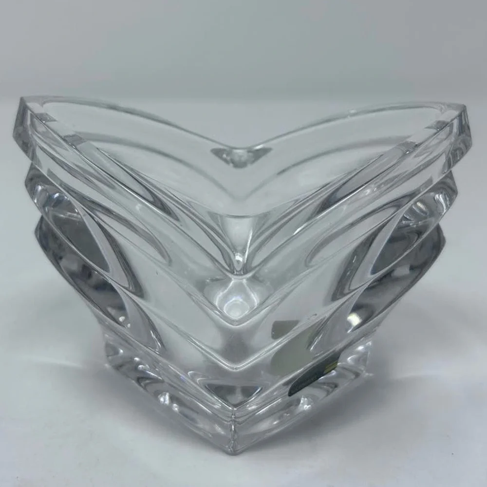 Mikasa Germany Crystal Heavy Candle Holder 5